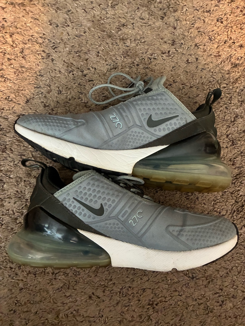 Nike Air Max 270 Sneakers in Grey, Black and White